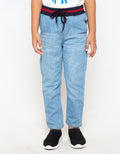LONG DENIM REG RIB T