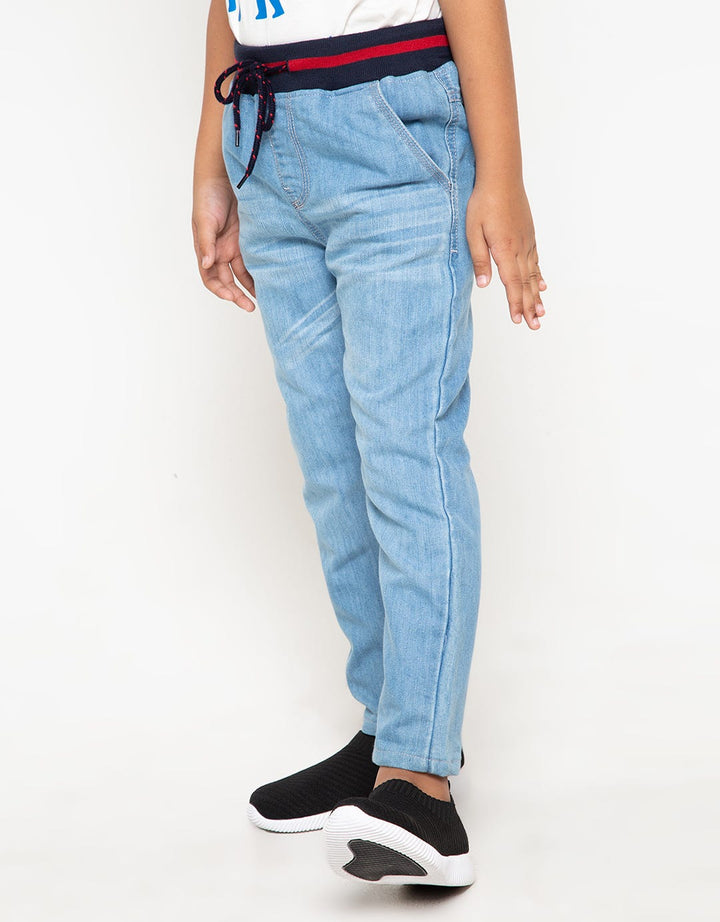 LONG DENIM REG RIB T