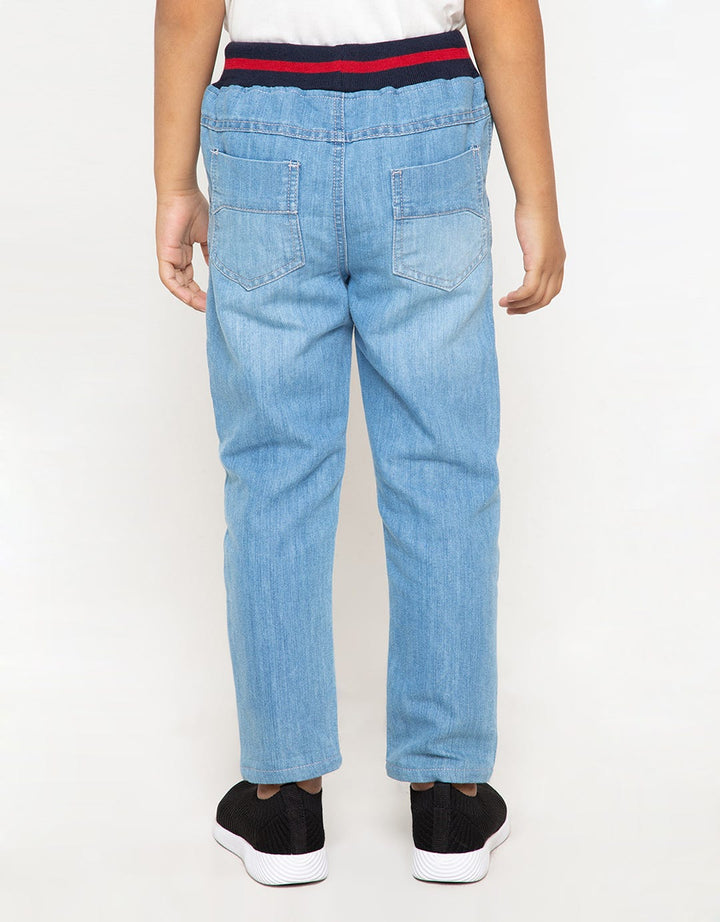 LONG DENIM REG RIB T
