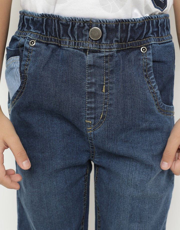 Little M Denim Rubber Boys