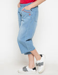 KULOT DENIM BORDIR P