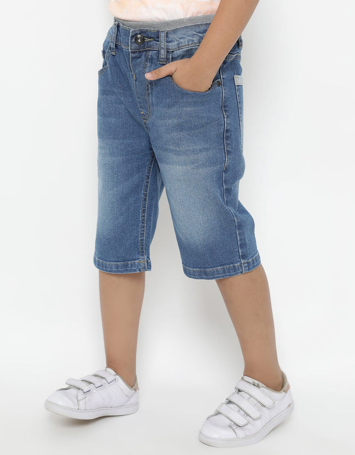 CROP DENIM DOUBLE RI