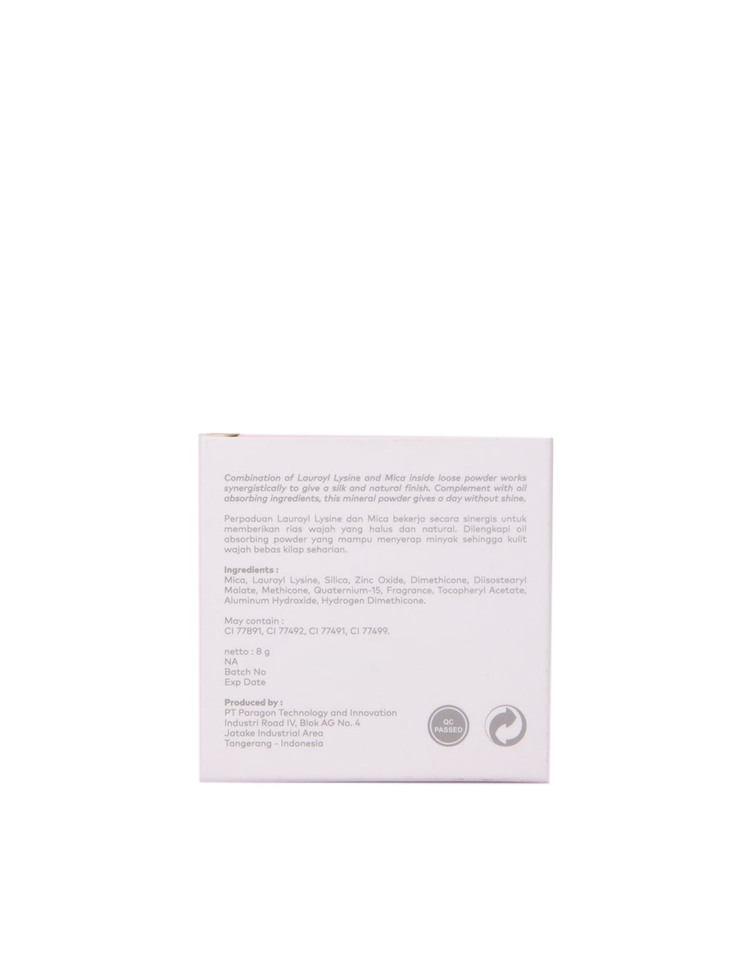 Emina Bare With Me Mineral Loose Powder 8 g