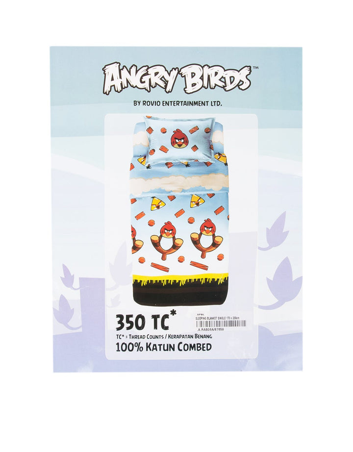 Rise Bed Cover Angry Birds Single