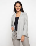 OLIVE BLAZER W/ POCKET