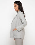 OLIVE BLAZER W/ POCKET
