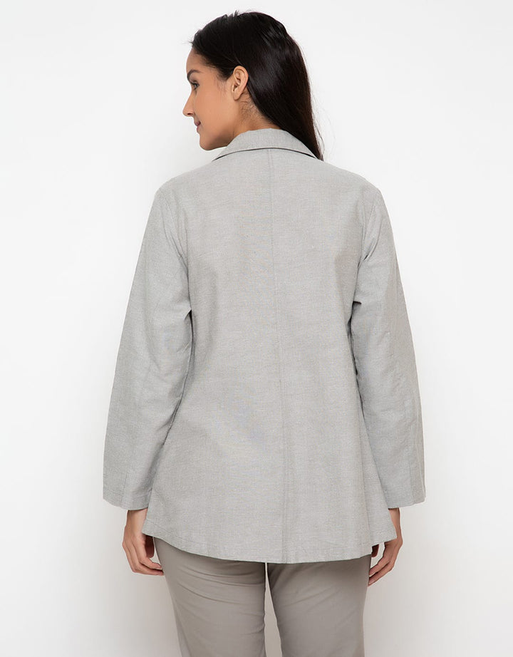 OLIVE BLAZER W/ POCKET