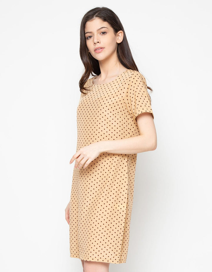 Arjuna Weda Tunic Batik Polka Dot