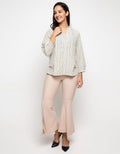 Minimal Slit Neck Dobby Top