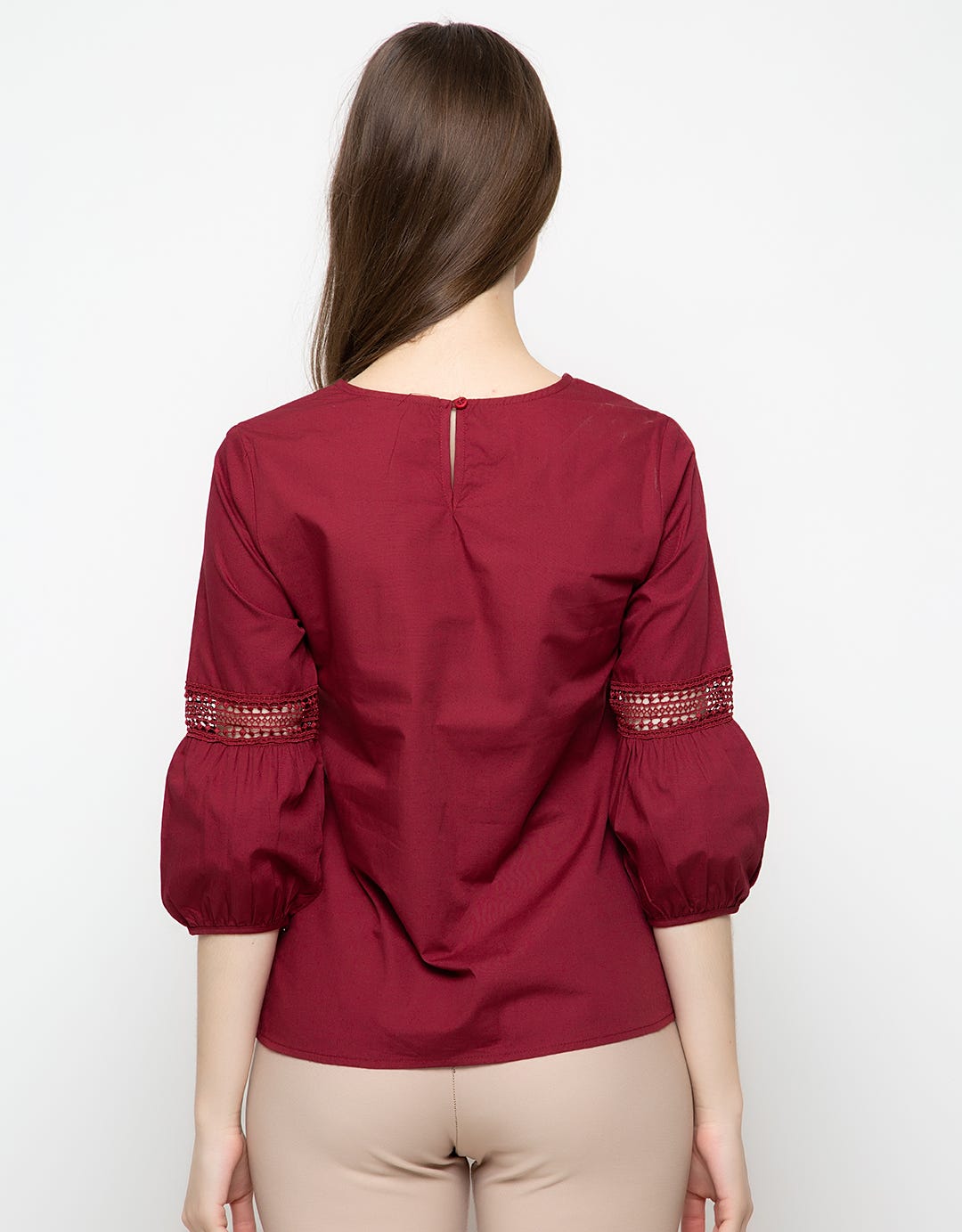 3/4 RN CTTN PLEATS L