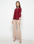 3/4 RN CTTN PLEATS L
