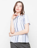 SS BLOUSE STRIPE