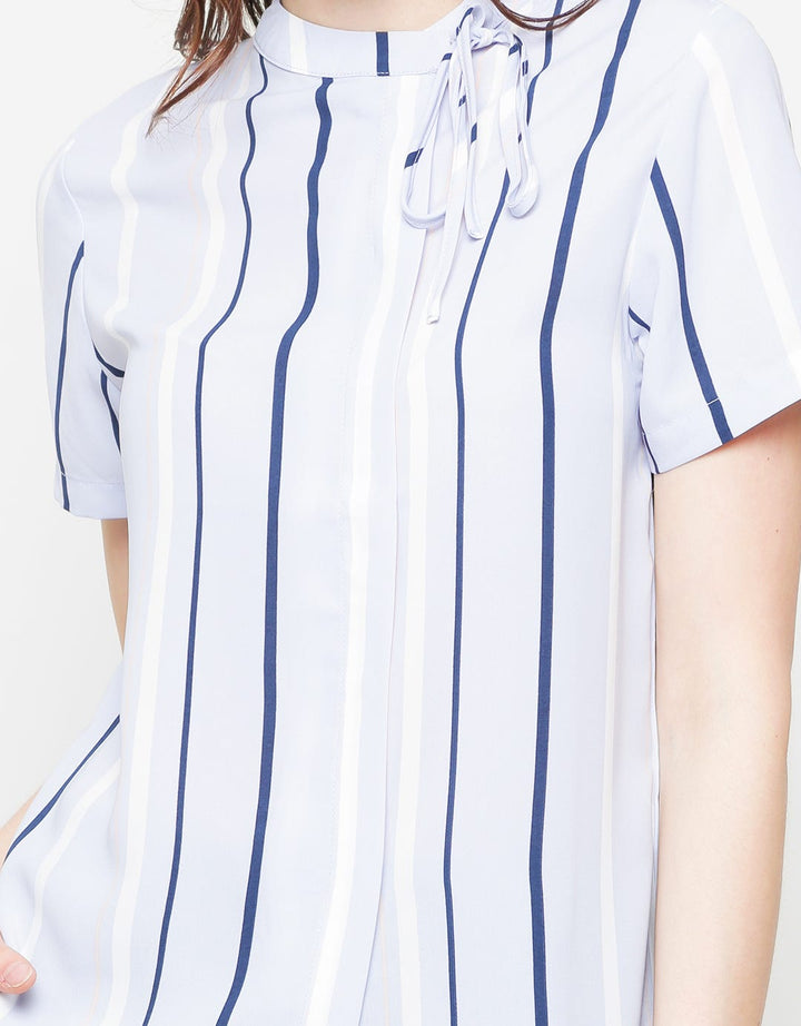 SS BLOUSE STRIPE