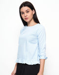LS COT BOW &amp; RUFFLE