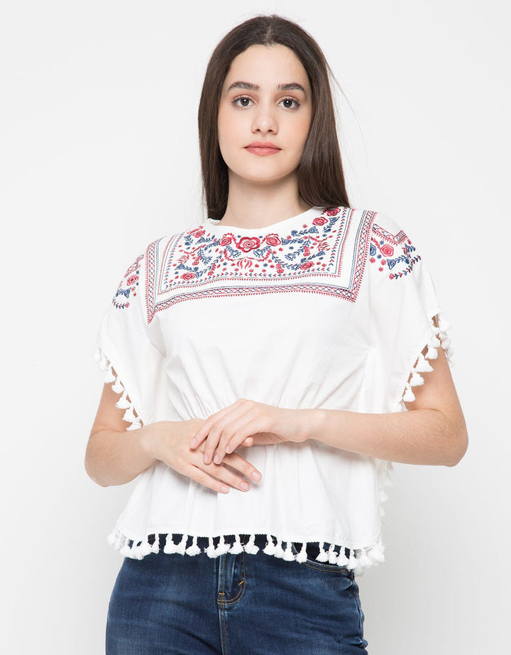 LEB TOP WVN PONCHO E