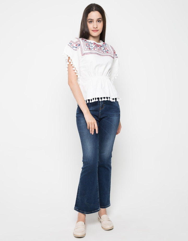 LEB TOP WVN PONCHO E