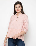 PINK TOP WVN KOMB EY