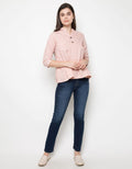 PINK TOP WVN KOMB EY