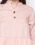 PINK TOP WVN KOMB EY