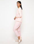 PINK TOP WVN LS TX I