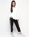 LS BASIC RIVET BLOUSE