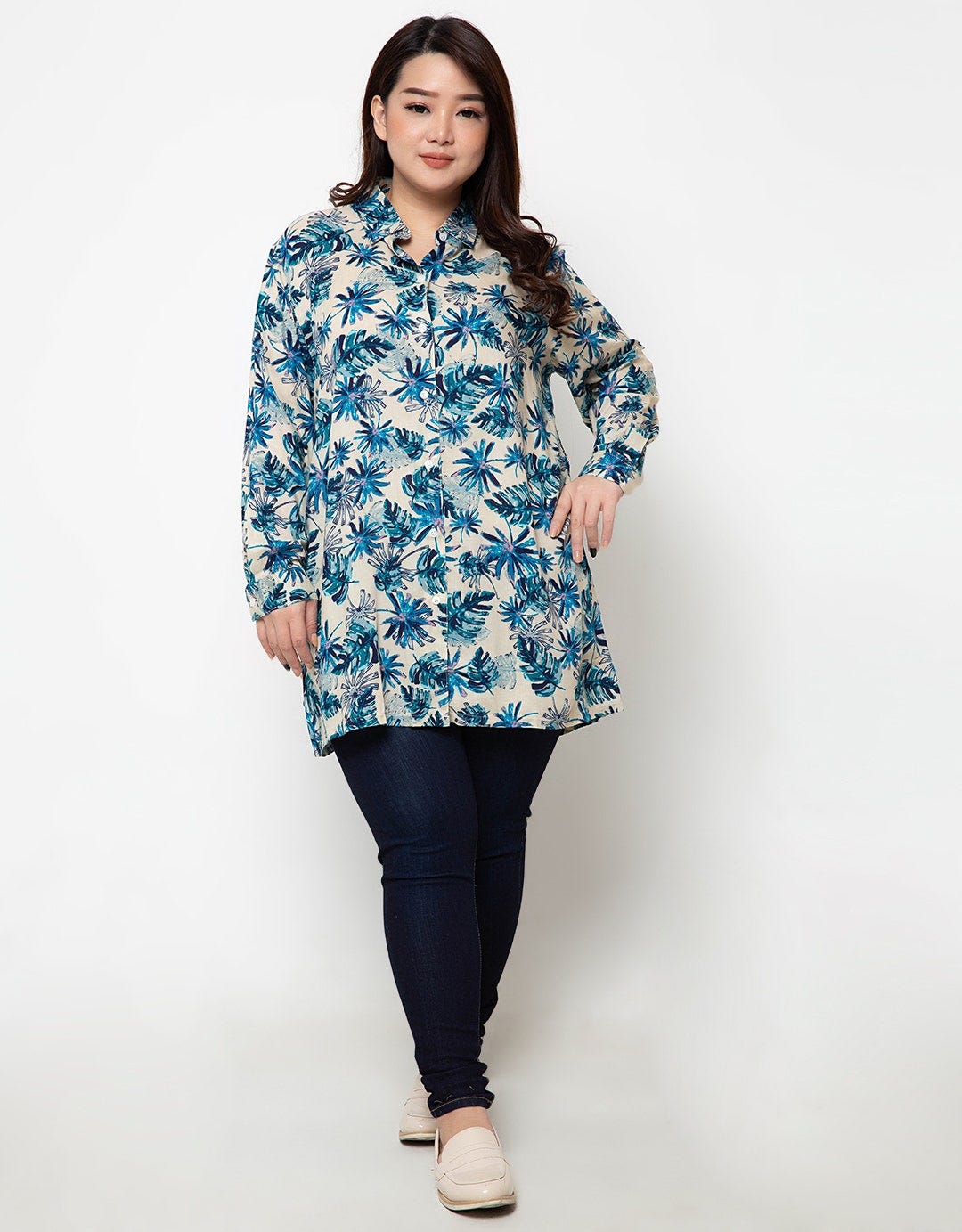 Julien Big Size Kama Blouse