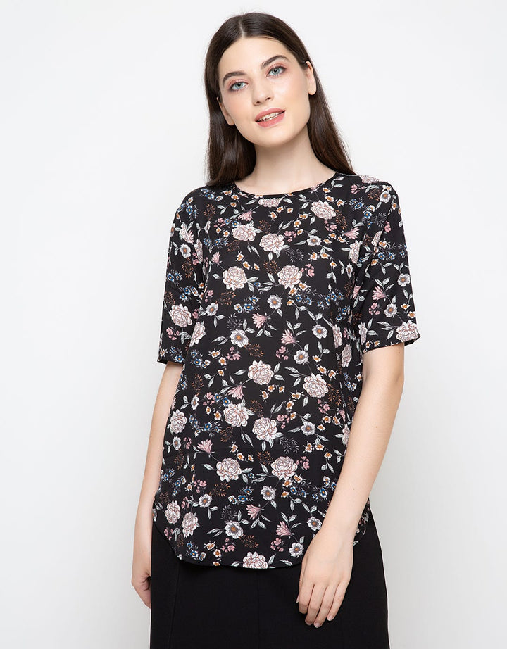 Eprise Emily Flower Print Blouse