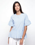 Lois Girl Blouse Stripes Kraffa