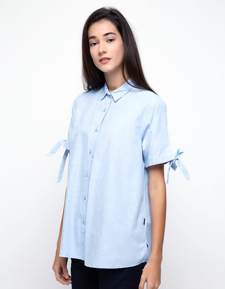Lois Girl Blus Lengan Pendek Detail Pita