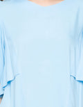 Lois Girl Blus Lengan Pendek Aksen Layered