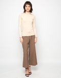 MKY Clothing Mockneck Blouse