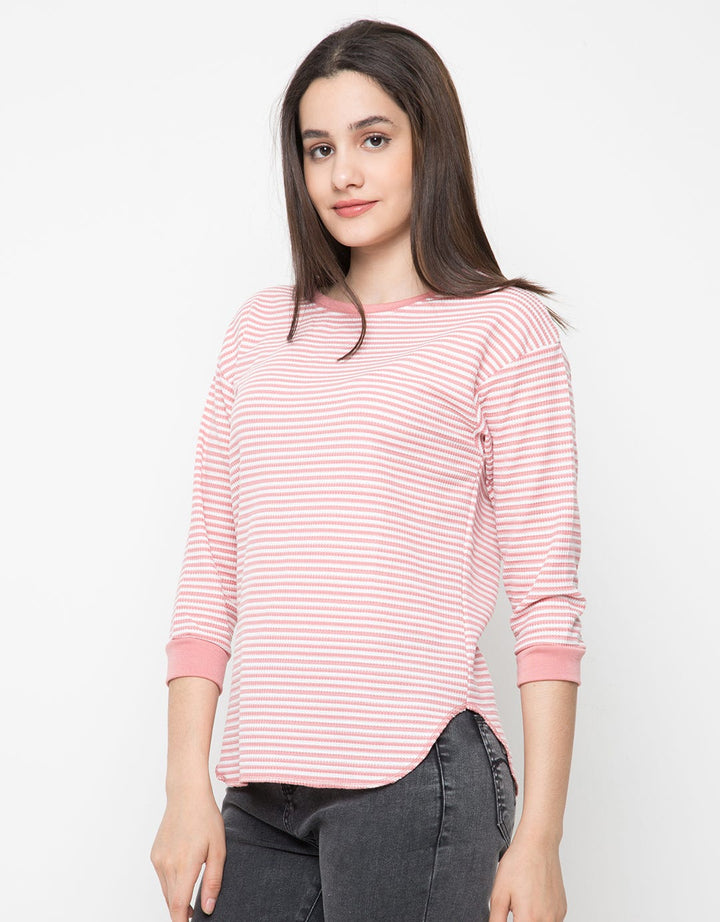LS DROPSLEEVED RIB W