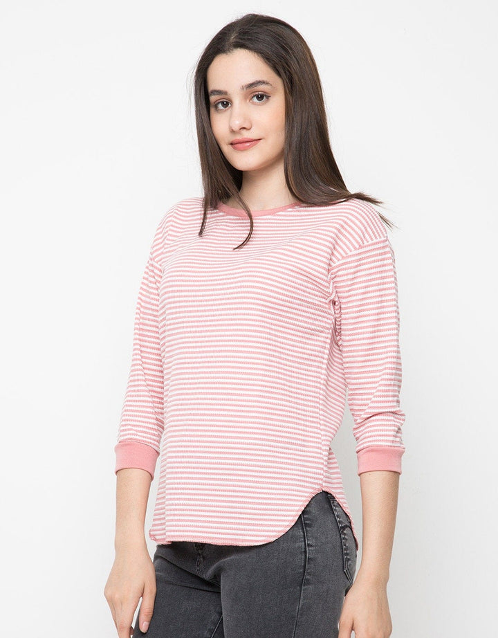 LS DROPSLEEVED RIB W