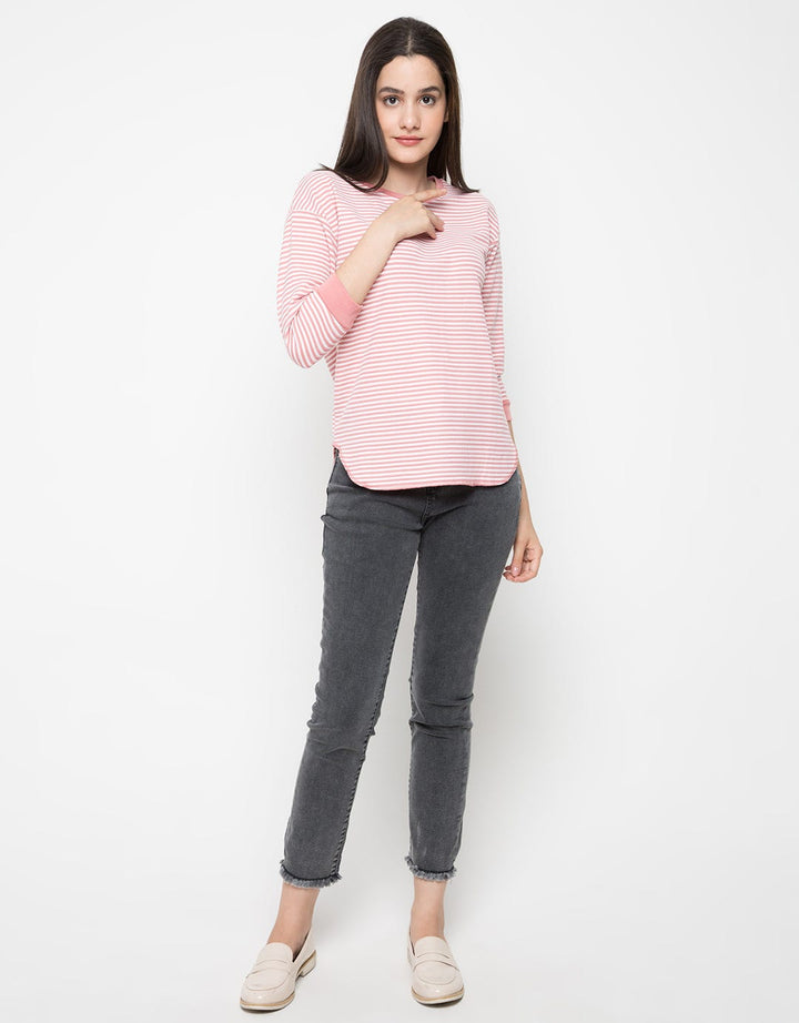LS DROPSLEEVED RIB W