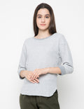 LS DROPSLEEVED RIB W