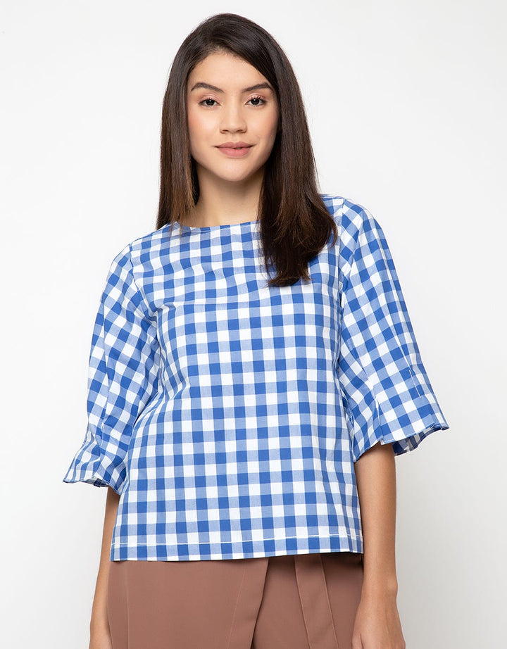 Point One Girl Blus Lengan Tiga Perempat Monita