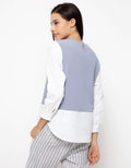 L/S TOP KNIT KONT CO