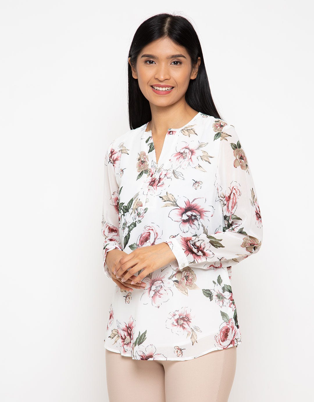 L/S TOP CRT PR BG RO