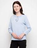 L/S TOP SWKK SOLID W