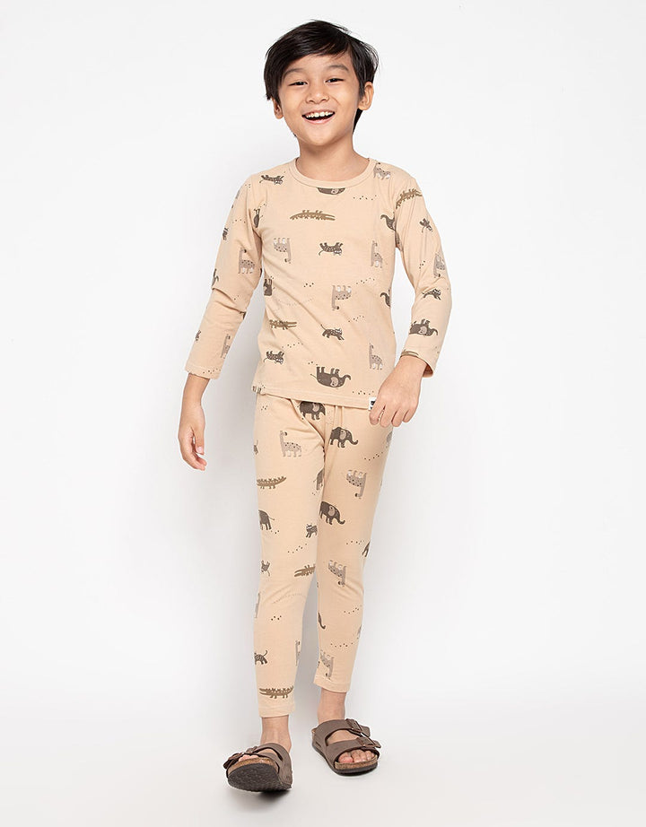Boboo Animal Printed Kids Pajamas