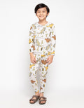 Boboo Kids Pajamas Dinosaur Printed