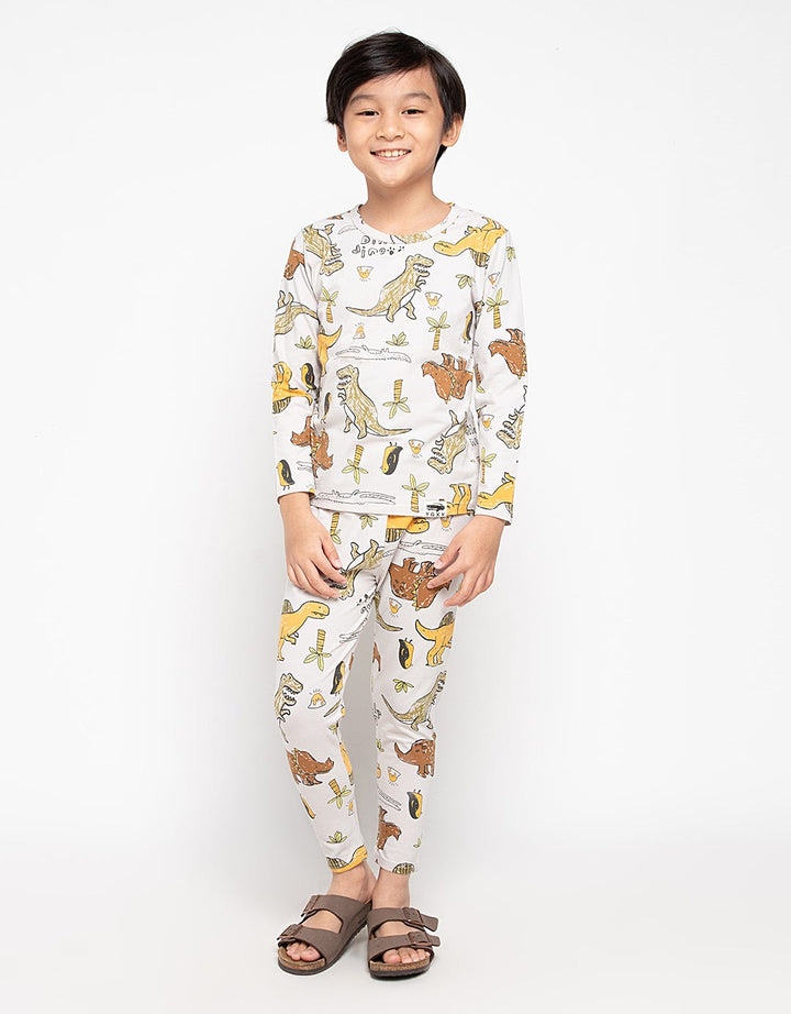 Boboo Kids Pajamas Dinosaur Printed