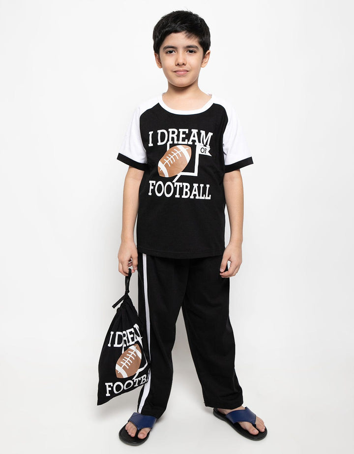 Boboo Boys Pajamas I Dream Of Football