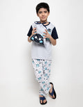 Boboo Boys Pajamas Monster Peeking