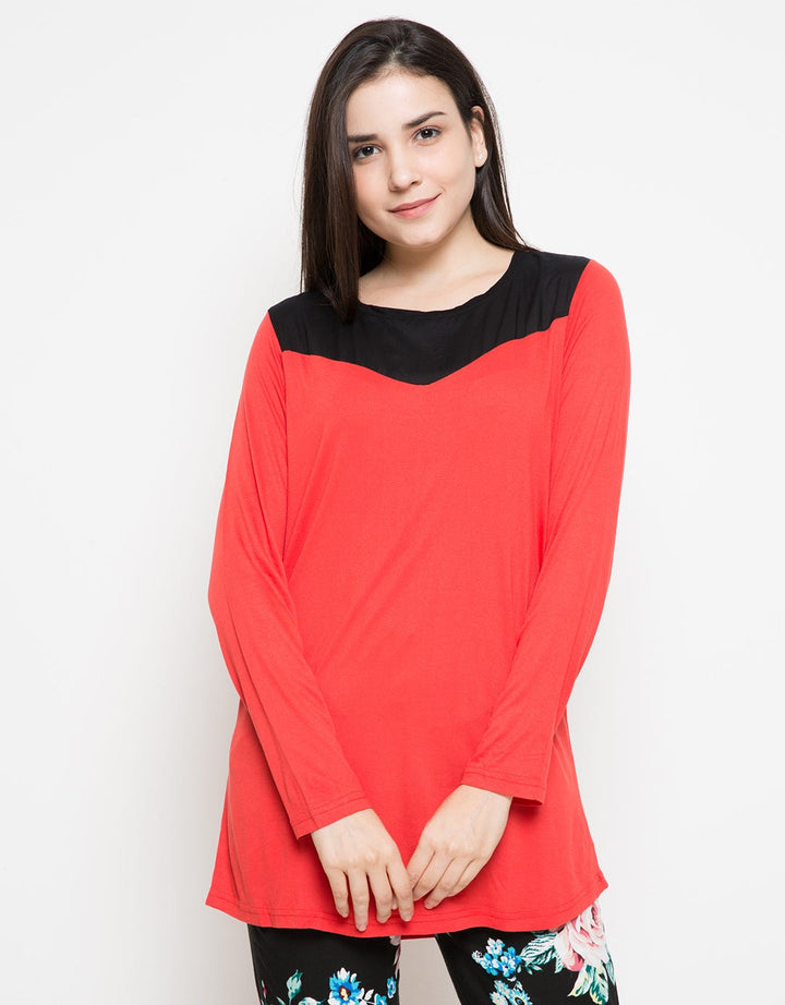 Bodytalk Tshirt Lengan Panjang Red Velvet