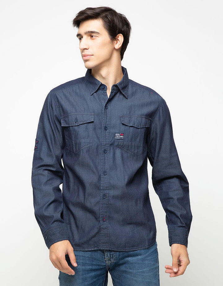 Bombboogie Kemeja Lengan Panjang DARK SLATE
