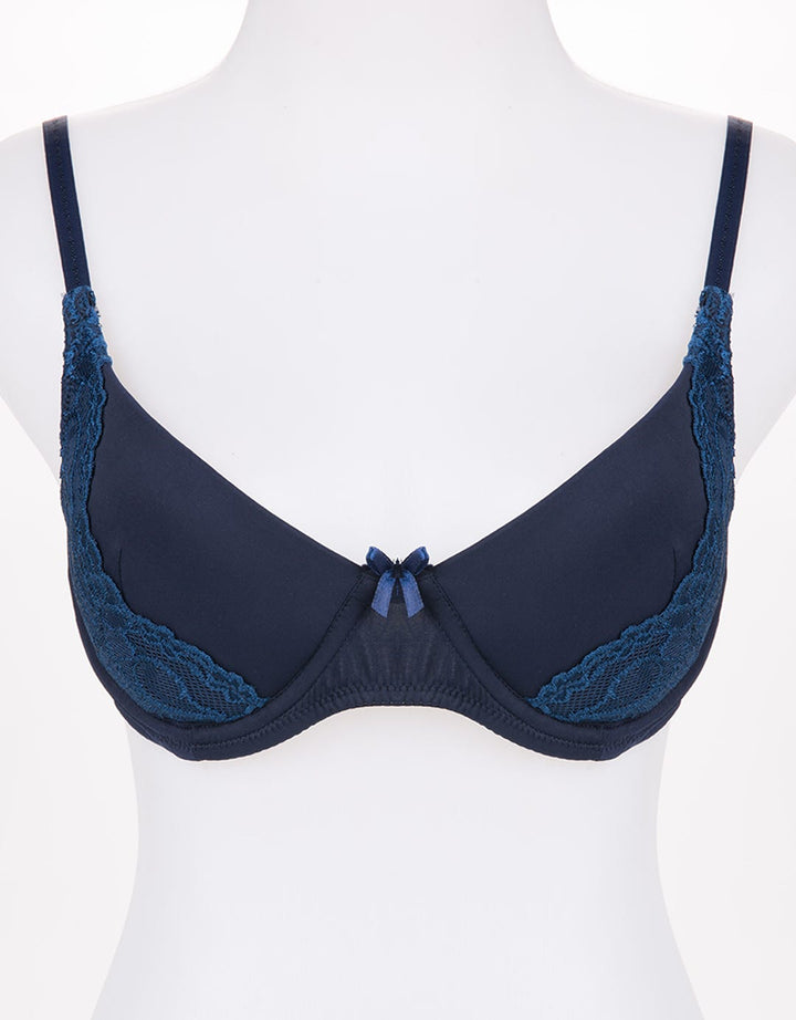 W LACE NAVY 34 CUP B