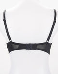 W LACE GREY BRA34 BL