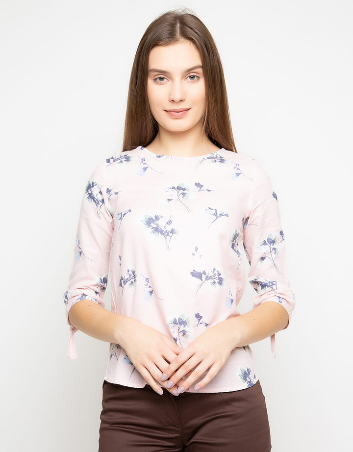 C2 Blus Lengan Panjang Eliana Biru