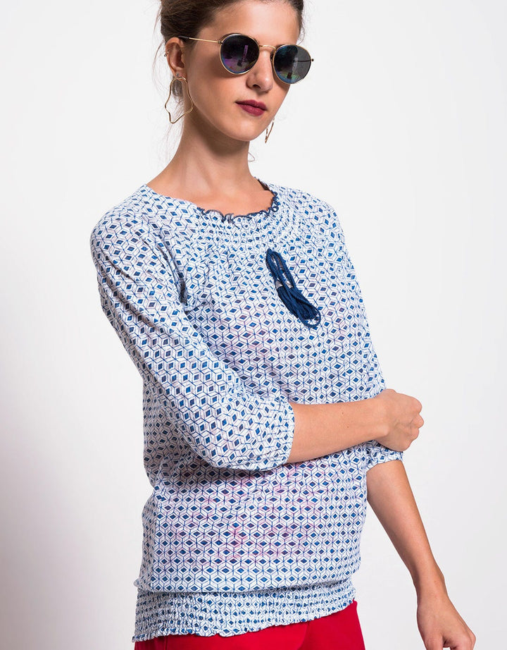 C2 Blus Wanita Risako Bohemian